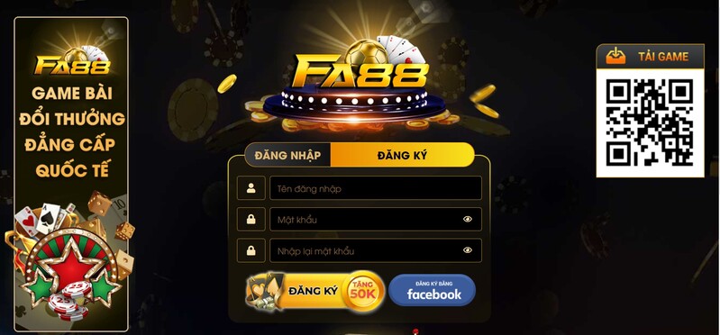Fa88 - Game Bài Đổi Thưởng Đẳng Cấp Nhất Châu Á 2 Hướng dẫn cách đăng ký tài khoản ở cổng game Fa88