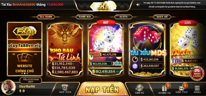 Fa88 - Game Bài Đổi Thưởng Đẳng Cấp Nhất Châu Á 11 Những điểm thu hút nổi bật của cổng game Fa88