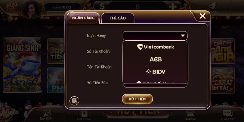 May club - Thiên đường giải trí Las Vegas thu nhỏ tại Việt Nam 8 Hình thức rút tiền tại may club nhanh chóng