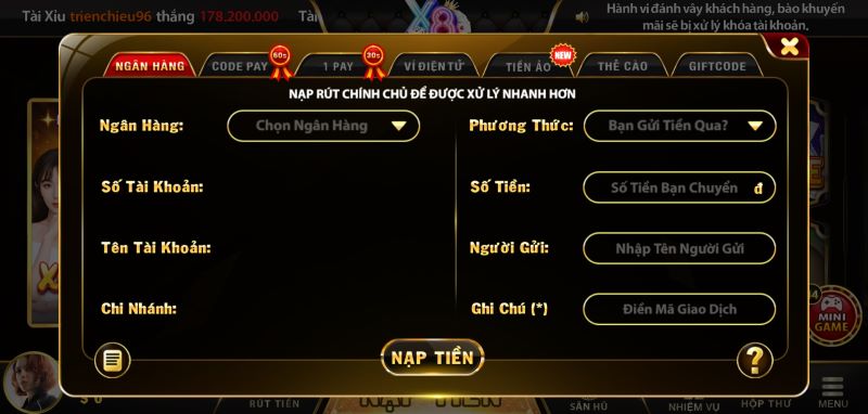 X8 Club - Cổng game thưởng không thể bỏ qua trong năm 2023 8 Cách nạp tiền vào cổng game X8 chi tiết