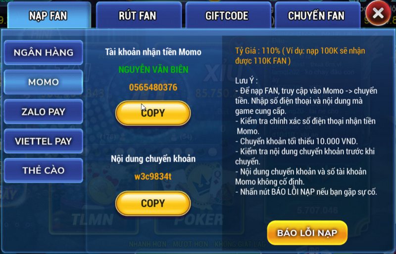 Fan88 - Thiên đường game bài đổi thưởng uy tín chất lượng 6 Quá trình rút tiền về tài khoản nhanh, đơn giản và chính xác
