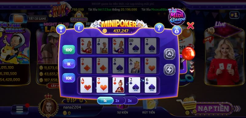 Hướng dẫn chơi game bài Mini Poker RikVIP cực hot 3 Những lưu ý khi quay mini poker Rikvip trúng lớn