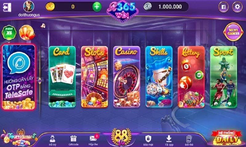 R365 - Tìm hiểu chi tiết về cổng game bài siêu hot nhất hiện nay 3 Đa dạng game cá cược online