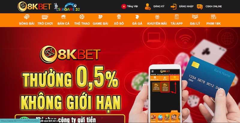 8KBET Sân Chơi Giải Trí Đình Đám Uy Tín Nhất Năm 2023 1 Giới thiệu về cổng game bắn cá 8kBet