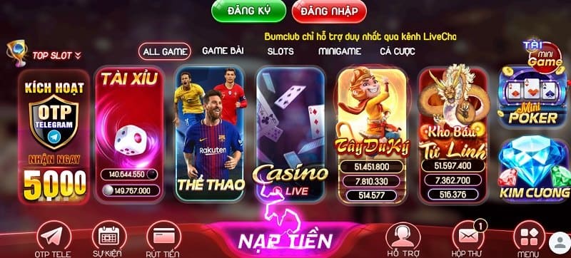 Bum club - Thế giới giải trí đỏ đen hiện đại xuyên lục địa 4 Bum club chinh phục cả những thượng đế khó tính